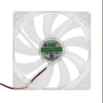 Koelventilator Pc Computer Fan Quad 4 Led Licht 120Mm Pc Computer Case Cooling Fan Mod Rustig Molex Connector Geïnstalleerd Fan 12V wit 120mm