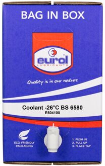 Koelvloeistof Eurol BS 6580 -26°C 20L E50410020LBIB