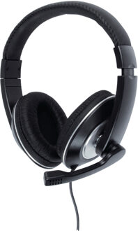 König - Gesloten Stereo Headset - Zwart