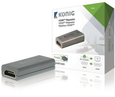 König HDMI-repeater HDMI-ingang -uitgang 20.0 m
