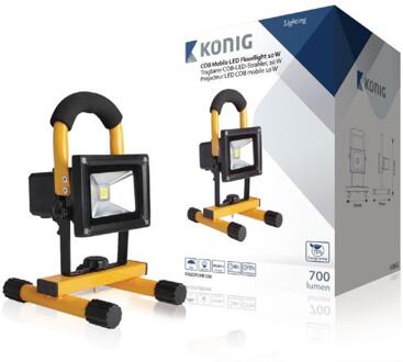 König KNLEDFLMB10W Mobiele COB Led-bouwlamp 10W 700Lumen Eu-stekker