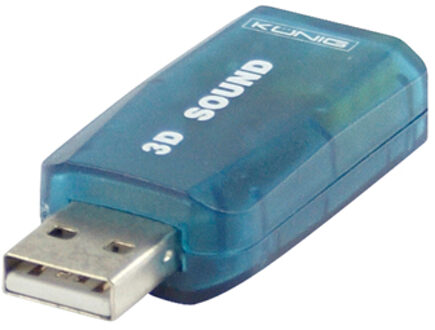 König - USB 2.0  naar Surround Adapter 5.1