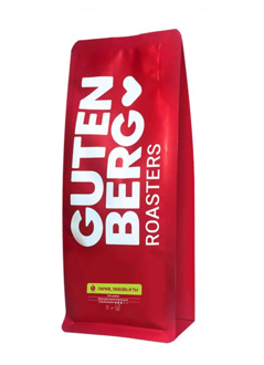 Кофе Gutenberg в зёрнах Марагоджип в обсыпке какао- порошка "Париж, Любовь и Ты", уп. 1 кг