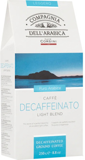 Кофе молотый Compagnia Dell'Arabica Decaffeinato 250г