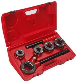 Koffer Draadsnij-ijzers Met Verwisselbare Koppen Rechts 1/2-1"1/4