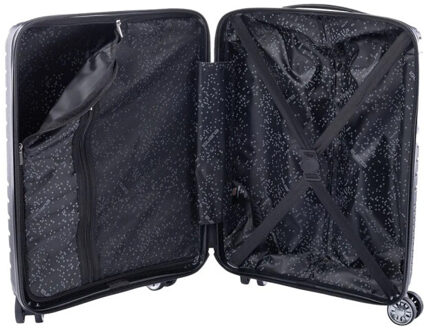 Koffer met 2 wielen 35l Zwart - One size