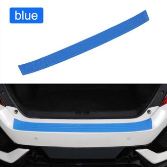 Kofferbak Deur Guard Strips Sill Plate Protector Achterbumper Guard Auto Styling Blauw