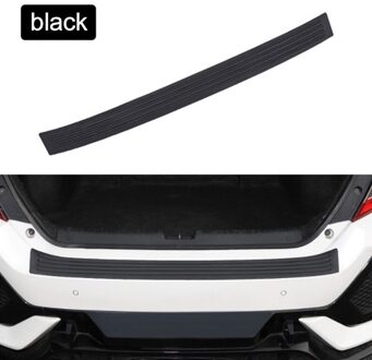 Kofferbak Deur Guard Strips Sill Plate Protector Achterbumper Guard Auto Styling zwart