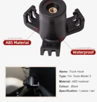 Kofferbak Haak Voor Tesla Model 3 Accessoires Auto Cargo Rear Bag Hook Holder Hanger Voor Tesla Model 3