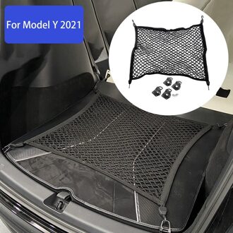 Kofferbak Netto Bagage Organizer Bag + Haak Up Voor Tesla Model Y Auto Accessoires