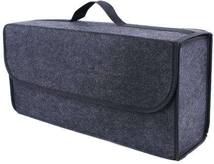 Kofferbak Opslag Vilt Doek Opvouwbare Afwerking Box Organizer In De Auto Multifunctionele Duurzaam Opbergdoos Auto Accessoires grijs