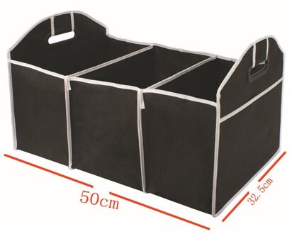 Kofferbak Organisator Opbergdoos Inklapbare Antislip Auto Cargo Opslag Container Speelgoed Voedsel Opbergtas Auto Opbergen Opruimen normaal edition zwart
