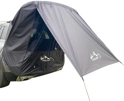 Kofferbak Tent Zonnescherm Regendicht Achter Tent Eenvoudige Camper Voor Self-Driving Tour Barbecue Camping Auto Tail Extension Tent zwart