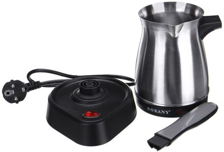 Koffie 500Ml Rvs Gescheiden Italiaanse Mokka Pot Griekse Turkse Elektrische Koffiepot Draagbare Espresso Machine 220V