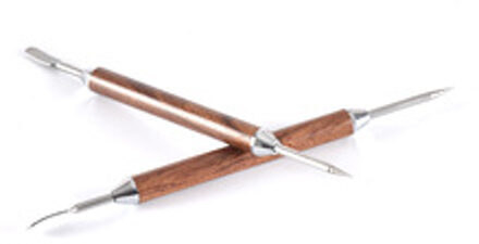 Koffie Bloem Naald 304 Rvs Bloemen Carving Stok Houten Koffie Haak Bloem Schilderij Fancy Koffie Carving Naald