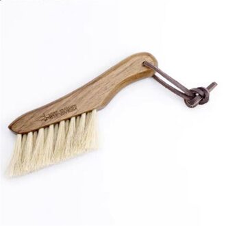 Koffie Borstel Walnoot Handvat Koffiemolen Machine Borstel Paard Haar Houten Stofborstel Cleaning Tools Voor Barista