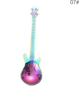 Koffie Creatieve Cartoon Gitaar Lepel Rvs Melk Ijs Lepel Koffie Suiker Thee Roeren Lepel Thuis Keuken Servies Lepel Symphony