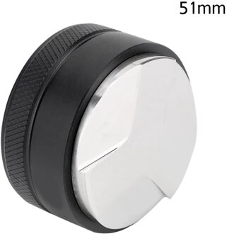Koffie Distributeur 304 Rvs 51/53/58Mm Professionele Espresso Hand Stampers Koffie Accessoires Gadgets zwart 51mm