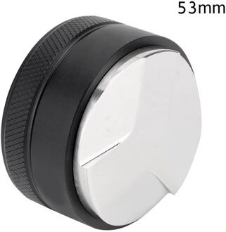 Koffie Distributeur 304 Rvs 51/53/58Mm Professionele Espresso Hand Stampers Koffie Accessoires Gadgets zwart 53mm