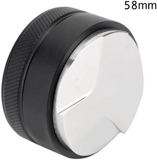 Koffie Distributeur 304 Rvs 51/53/58Mm Professionele Espresso Hand Stampers Koffie Accessoires Gadgets zwart 58mm