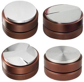 Koffie Distributeur/Leveler/Sabotage Espresso Distributie Tool Bruin 51Mm/58Mm 51mm-normaal