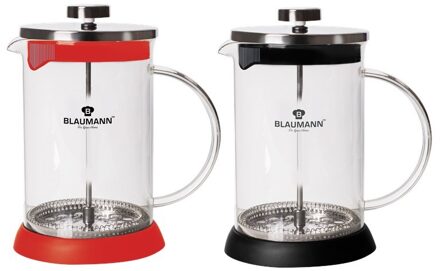 Koffie en Thee French Press 350ml RVS/Glas