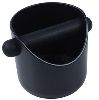 Koffie Grind Klop Doos En Espresso Dump Bin Zwart