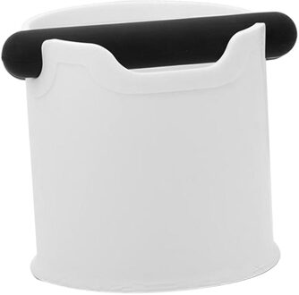 Koffie Knock Out Box Koffie Maalt Residu Afval Bin Box Verwijderbare Klop Bar wit