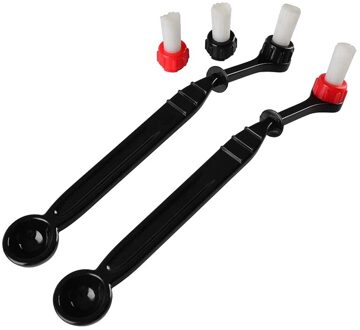 Koffie Machine Borstel, 2 Stuks Koffie Reinigingsborstel Met Lepel & 2 Stuks Borstel Hoofd, voor Koffiemolen En Espresso