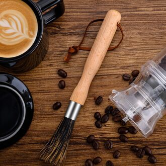 Koffie Machine Borstel Koffie Machine Cleaning Tools Zachte Haren Koffie Cleaner Tool Voor Barista stijl 1