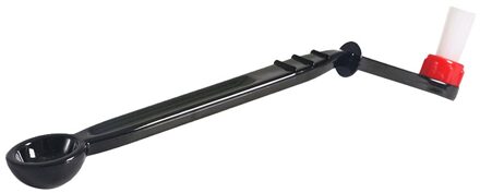 Koffie Machine Borstel Plastic Thuis Stof Borstel Espressomachine Koffie Cleaning Handvat Cleaner Gereedschap Keuken Benodigdheden lang handvat rood