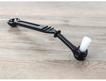 Koffie Machine Brush Cleaner Met Lepel 2 In 1, Barista Espresso Machine Borstel Vervanging Hoofd, Koffie Schoonmaken Tool