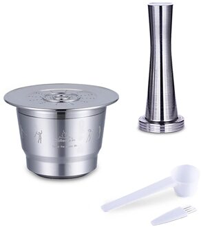 Koffie Machine Rvs Capsule Koffiefilter Herbruikbare Koffie Vullen Filter c1