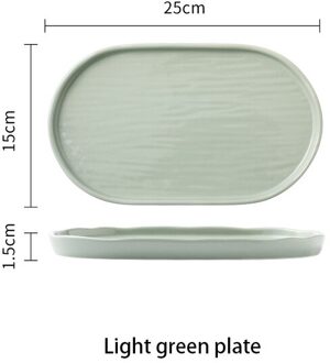 Koffie Melk Cup Ontbijt Cup Keramische Cup Novelty Geschikt Voor Familie Gebruik Cup Met Handvat En Lade licht groen plate