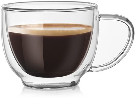 Koffie Mok Dubbele Glazen Beker Melk Sap Teataza De Cafe Doble Vidrio Leche Vaso Cristal De Doble Pared Tasse Een cafe Dubbele Verre