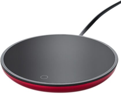 Koffie Mok Warmer, Cup Warmer, Koffie Warmer Voor Bureau Met Automatische Uitschakeling-Us Plug rood