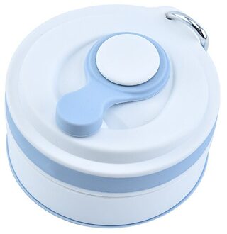 Koffie Mokken Reizen Opvouwbare Siliconen Cup Vouwen Water Cups Bpa Gratis Food Grade Drinken Ware Mok Thee Koffie Cups licht blauw 350ml