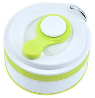 Koffie Mokken Reizen Opvouwbare Siliconen Cup Vouwen Water Cups Food Grade Drinken Ware Mok Thee Koffie Cups groen