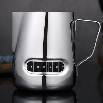 Koffie Pitcher Cappuccino Melk Cups Espresso Kopjes Latte Art Melk Opschuimen Jug Koffie Opschuimen Cup Temperatuur Inductie