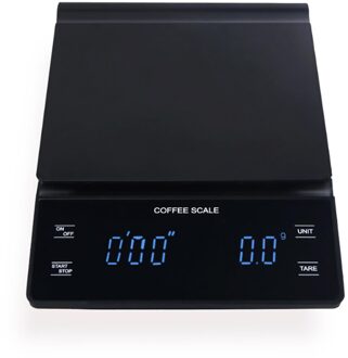 Koffie Schaal Waterdichte Isolatie Pad Koffie Schaal Met Timer Hoge Precisie Voedsel Drip Schaal Met Backlight Lcd Display