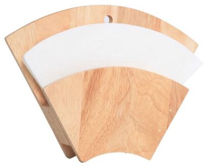 Koffiefilterhouder - Hout - 16x4,2x21,8 cm