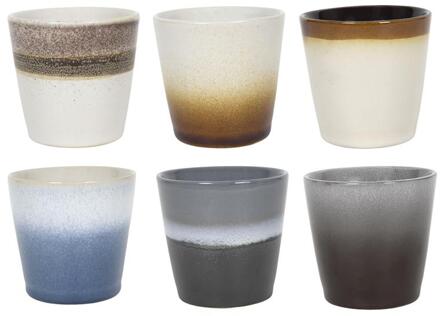 Koffiekopjes Storm 200 ml - 6 stuks Multikleur