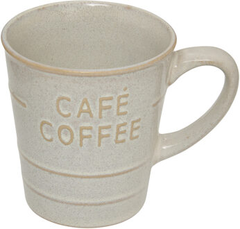 Koffiemok - wit - keramiek - 200 ml - beker - mokken