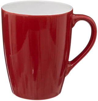 Koffiemokken Colorama - 1x - Keramiek - rood - 380 ml