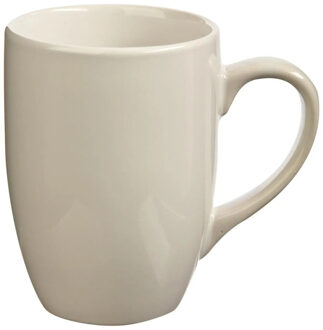 Koffiemokken Colorama - 1x - Keramiek - wit - 380 ml