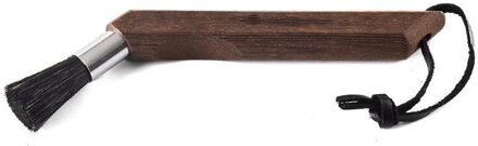 Koffiemolen Borstel Met Natuurlijke Haren Lanyard Koffie Machine Thuis Keuken Koffiezetapparaat Borstel Schoonmaak Tool pruim