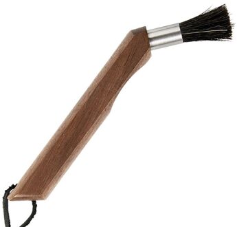 Koffiemolen Borstel Met Natuurlijke Haren Lanyard Koffiezetapparaat Borstel Cleaner Tool Voor Barista Home Keuken