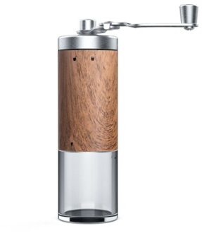 Koffiemolen Mini Roestvrij Staal Handmatige Manual Koffieboon Grinder Grinder Keuken Tool Grinder Wood grain