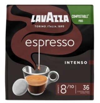 Koffiepads lavazza espresso intenso 36 stuks