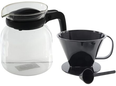 Koffiepot 1,2L met filter en maatschepje